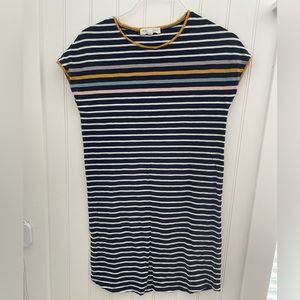 Downeast striped tee shirt dress